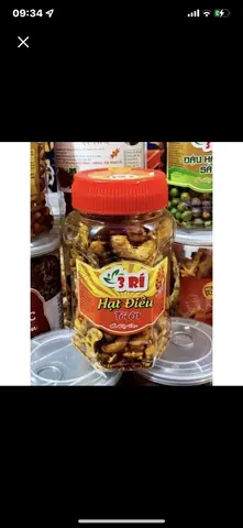 Hình ảnh hạt điều rang tỏi ớt 