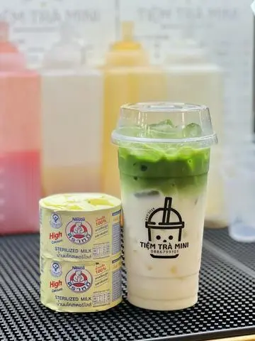 Hình ảnh Matcha sữa gấu