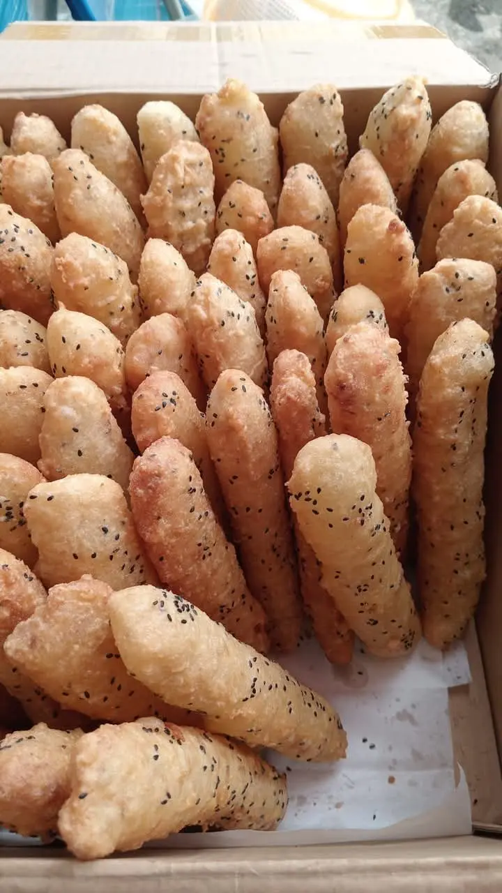 Hình ảnh Bánh chuối chiên mè đen