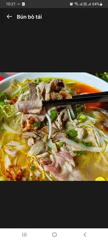 Hình ảnh Bún bò tái 
