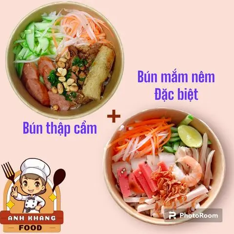 Hình ảnh 1 x BÚN THỊT NƯỚNG THẬP CẨM, 1 x BÚN MẮM NÊM ĐẶC BIỆT