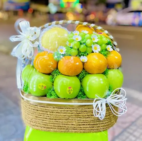 Hình ảnh GIỎ QUÀ TẶNG TRÁI CÂY 