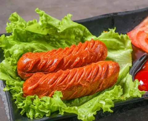 Hình ảnh cơm chiên xúc xích