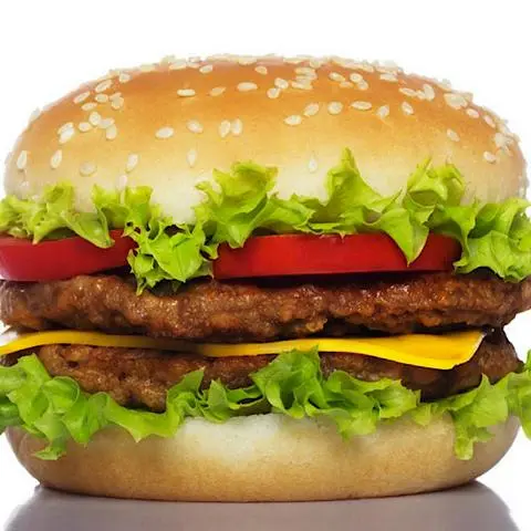 Hình ảnh Hamburger Bò Gà Trứng - Phô mai 