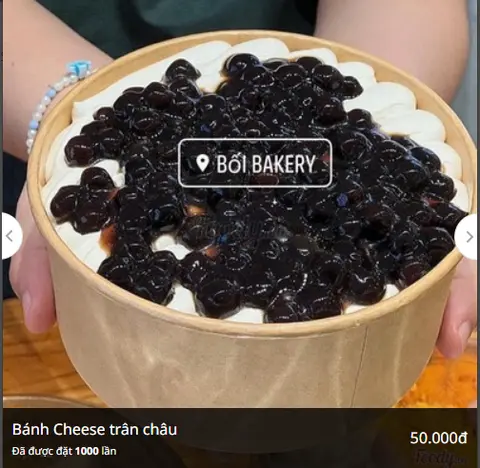 Hình ảnh Bông lan trân châu kem cheese