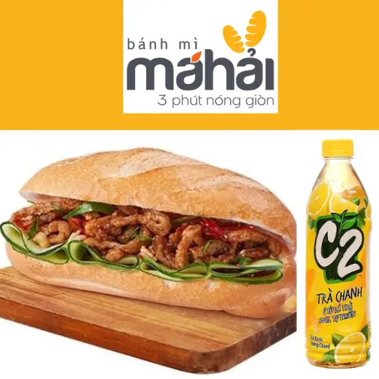 Hình ảnh Combo Bánh Mì Nhiều Chả Cá + C2 