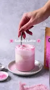 Hình ảnh Sữa Gấu Sakura Latte