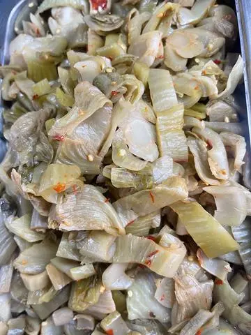 Hình ảnh cải chua trộn chua ngọt 
