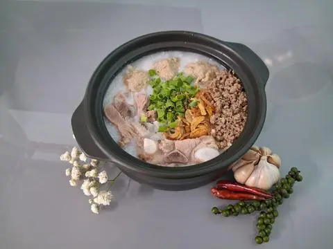 Hình ảnh Cháo bò viên thịt bằm
