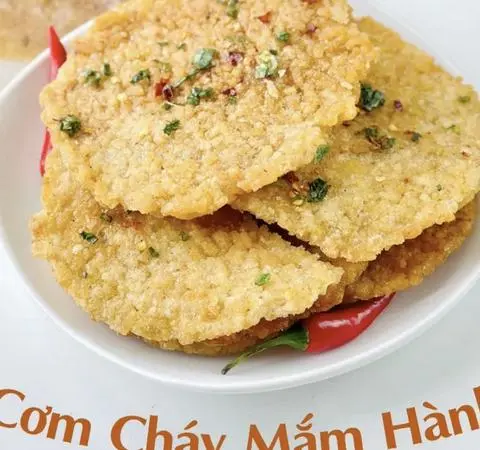 Hình ảnh Cơm cháy mắm hành
