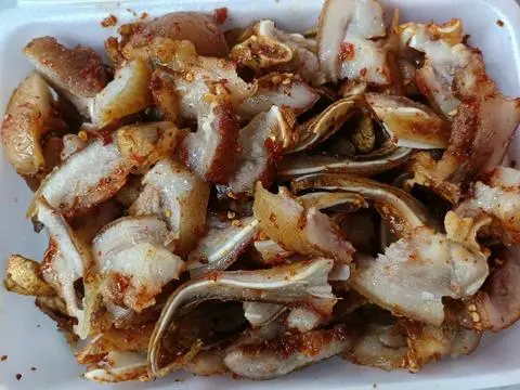 Hình ảnh Mũi heo nướng