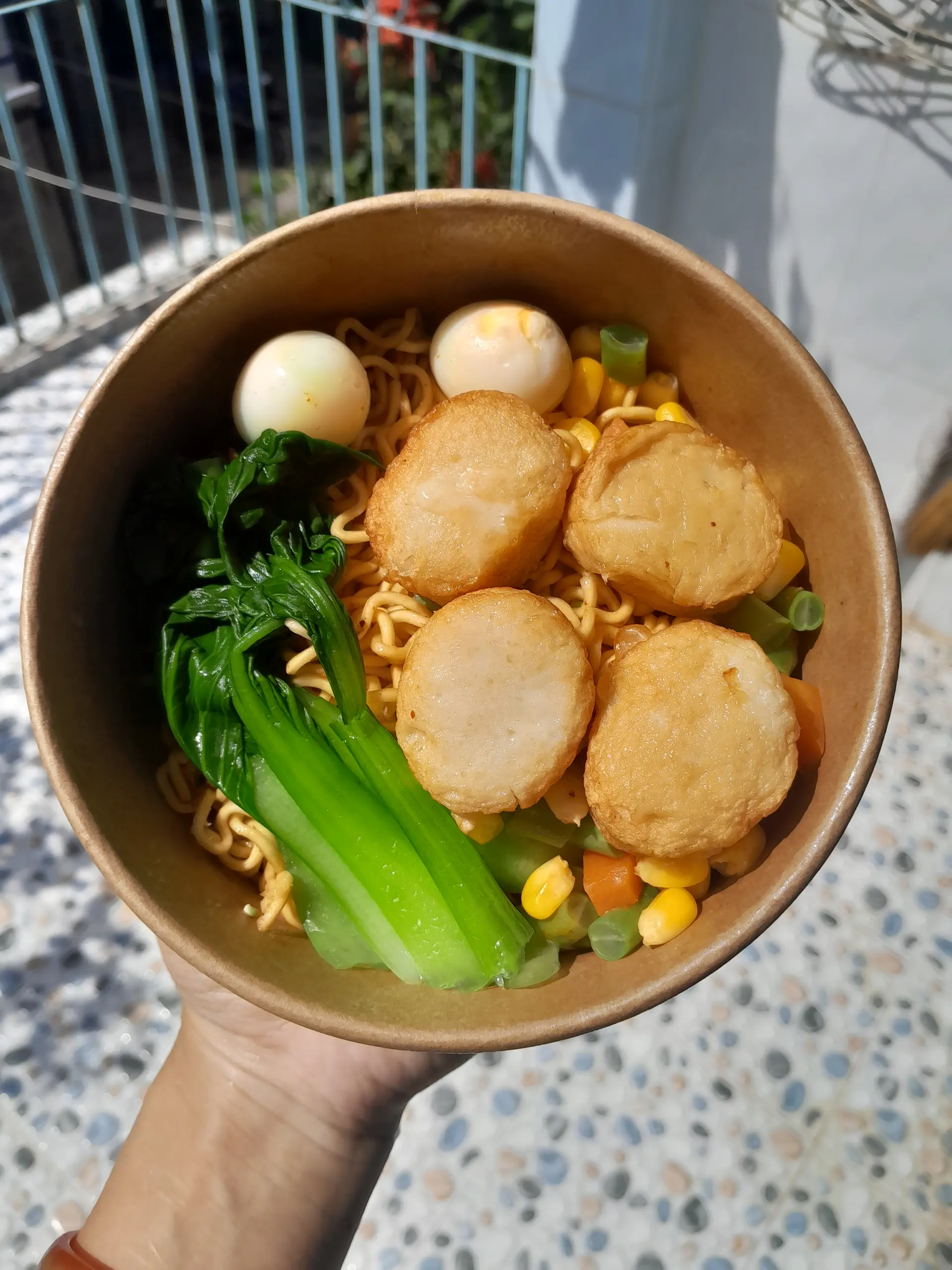 Hình ảnh Mì trộn đậu hủ phô mai