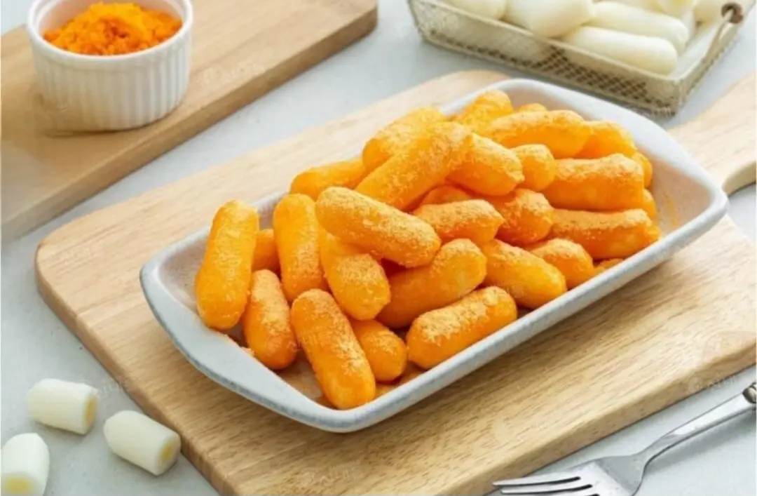 Hình ảnh Bánh gạo nhân phô mai lắc phô mai 10 thanh