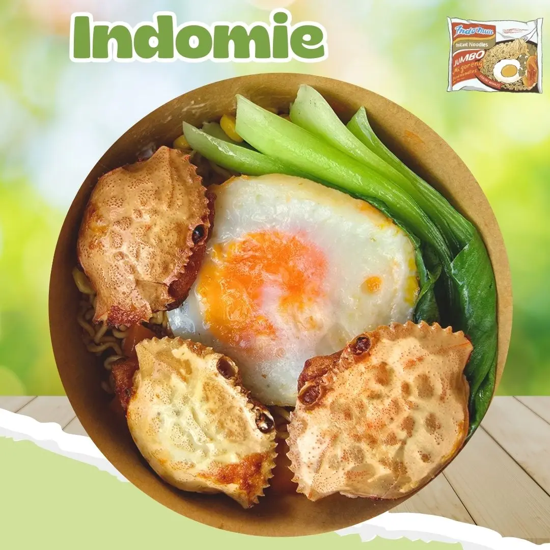 Hình ảnh Mì Indomie Chả Mai Ghẹ