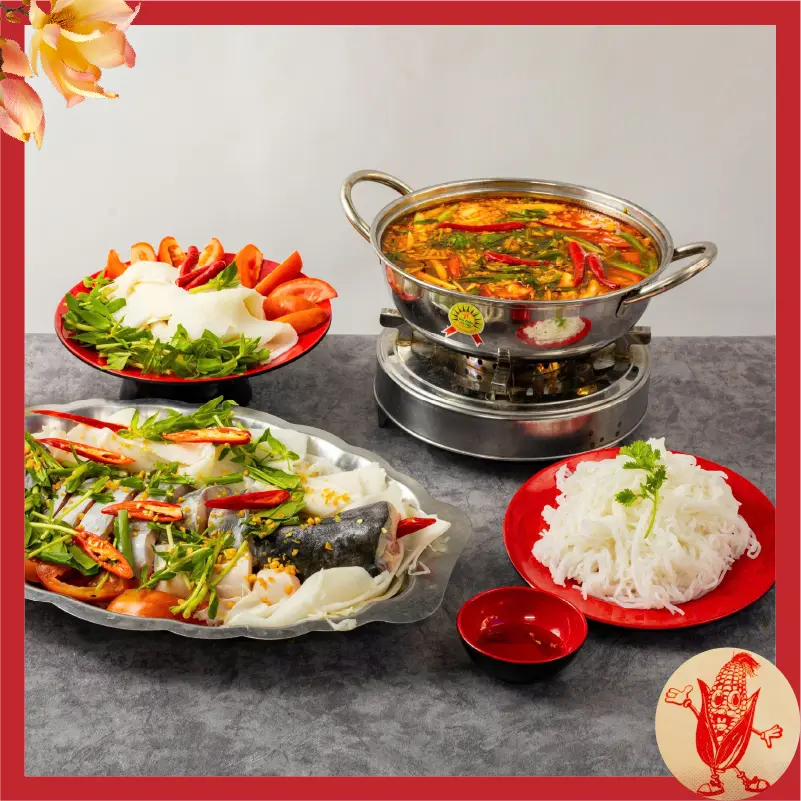 Hình ảnh Lẩu thái cá hú măng chua