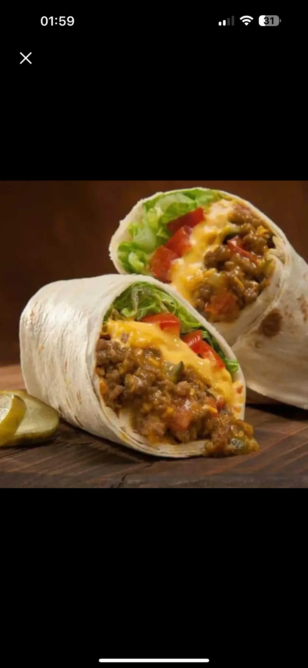 Hình ảnh Burito Bò