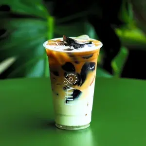 Hình ảnh Cà phê sữa tươi sương sáo