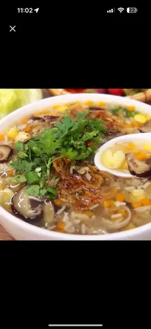 Hình ảnh Soup ngũ sắc chay