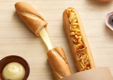 Hình ảnh Bánh mì que phô mai - kéo sợi