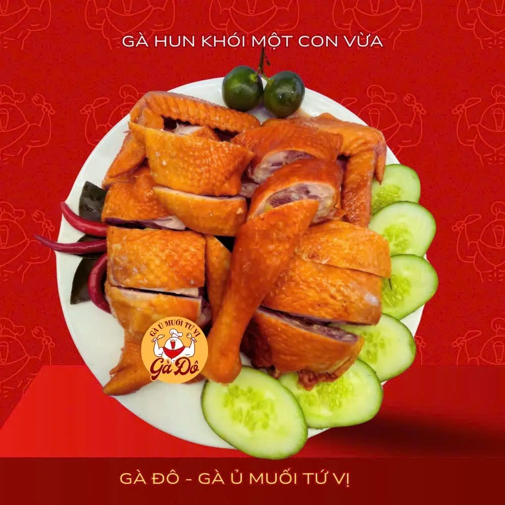 Hình ảnh Gà hun khói - Nguyên Con - free đồ chấm