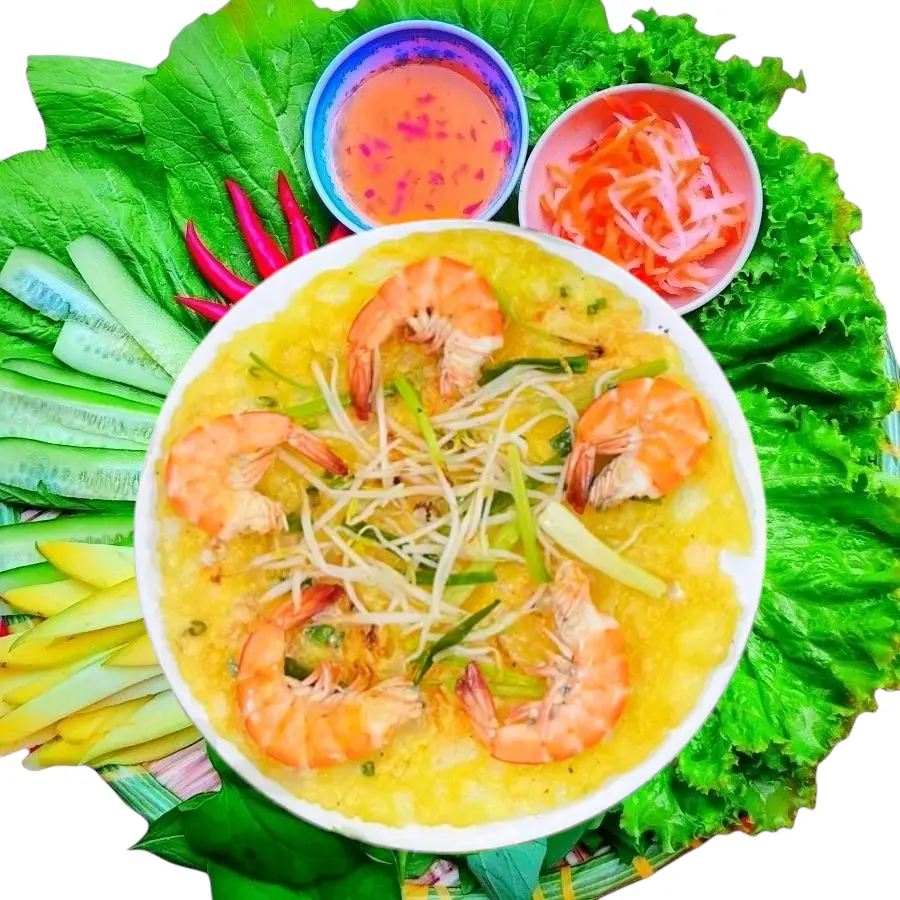 Hình ảnh Bánh xèo SIÊU TÔM - Bánh xèo Tôm nhảy Giòn