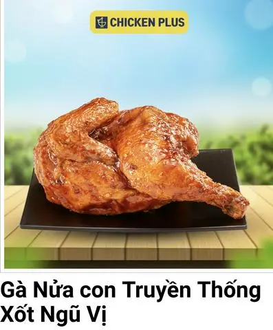 Hình ảnh Gà nửa con xốt ngũ vị