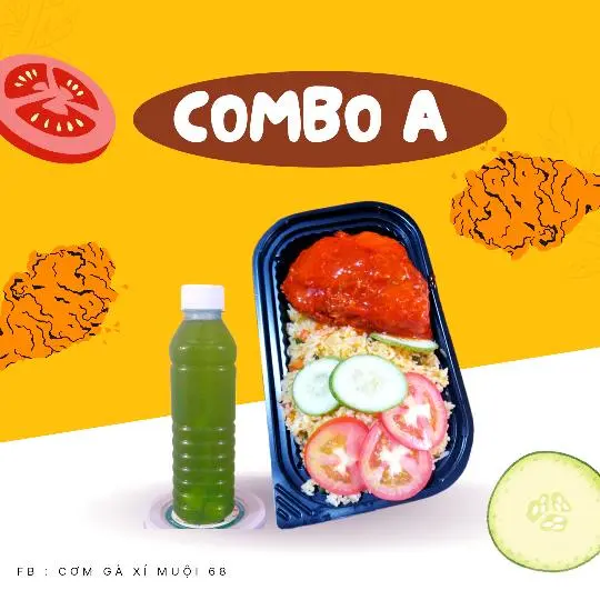 Hình ảnh CƠM GÀ XÍ MUỘI + TRÀ TẮC XANH 