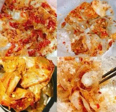 Hình ảnh Bánh tráng trộn muối nhuyễn sate tỏi phi