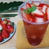 Hình ảnh trà dâu +chanh dây 