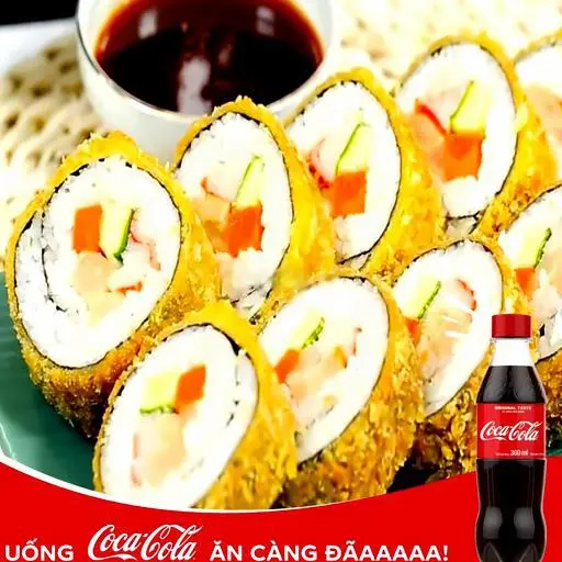 Hình ảnh Kimbap Chiên Giòn - Coca