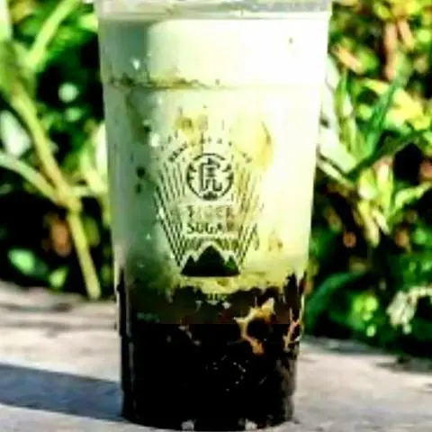 Hình ảnh Đường nâu matcha sữa size M & đường nâu olong sữa size M