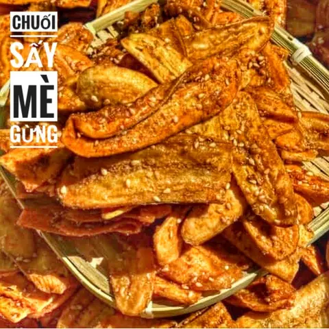 Hình ảnh Chuối chiên mè gừng (450 gram)