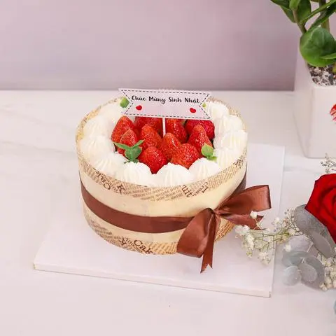 Hình ảnh Bánh Tiramisu Decor Đẹp - Size 16cm