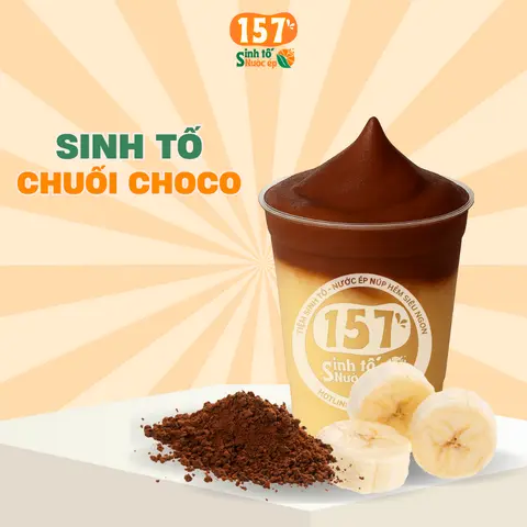 Hình ảnh Sinh tố Chuối choco