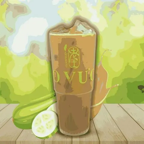 Hình ảnh Trà sữa bí đao