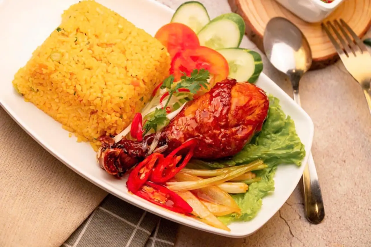 Hình ảnh Cơm đùi gà