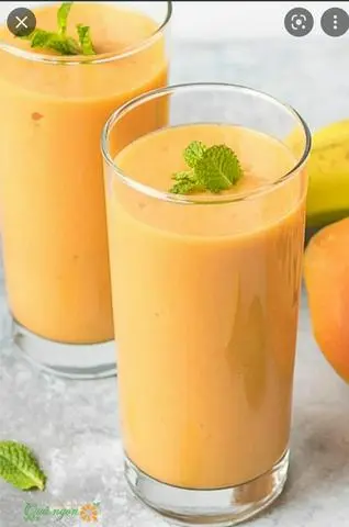 Hình ảnh Sinh tố cam chuối