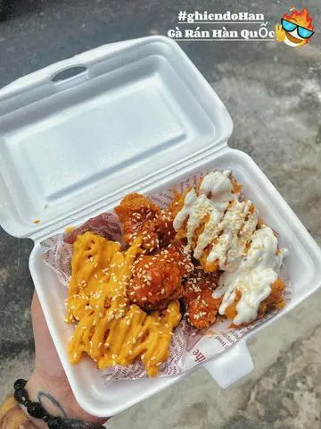 Hình ảnh Gà sốt 3 vị ( phô mai - mật ong - kem mayonnaise )