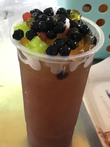Hình ảnh Hồng trà full topping