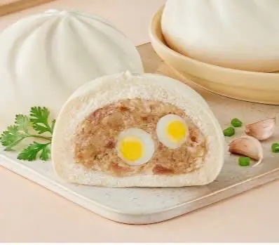 Hình ảnh Bánh Bao Thịt Nạt 2 Trứng Cút