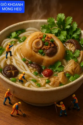 Hình ảnh MÌ GÓI - GIÒ KHOANH. MÓNG HEO