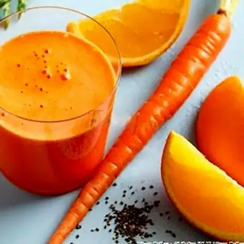 Hình ảnh Nước ép cam - cà rốt