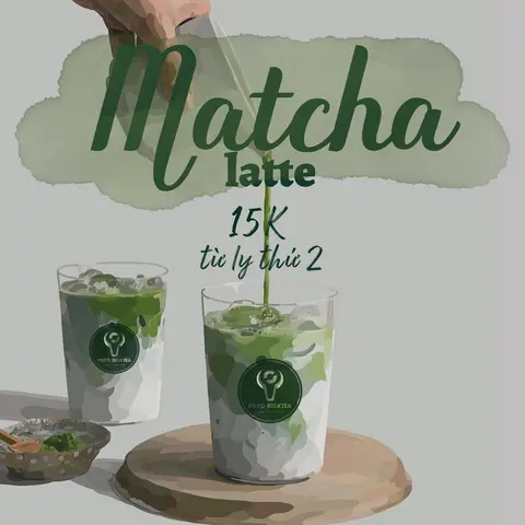 Hình ảnh Matcha Latte - size M