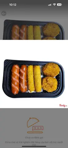 Hình ảnh cb 2 xúc xích phô mai que bánh gà 