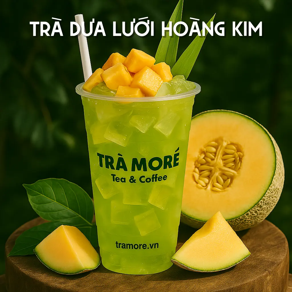 Hình ảnh Trà Dưa Lưới Hoàng Kim (700ml)