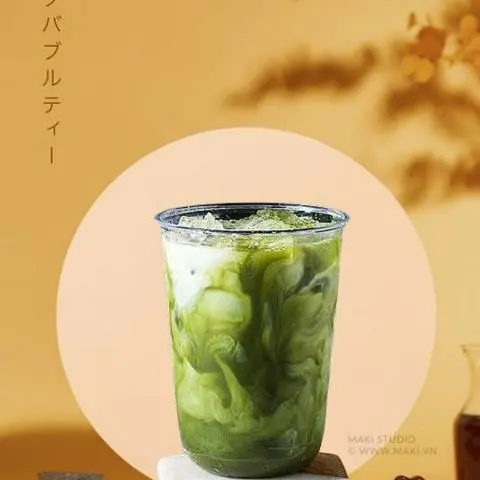Hình ảnh Trà sữa nướng matcha