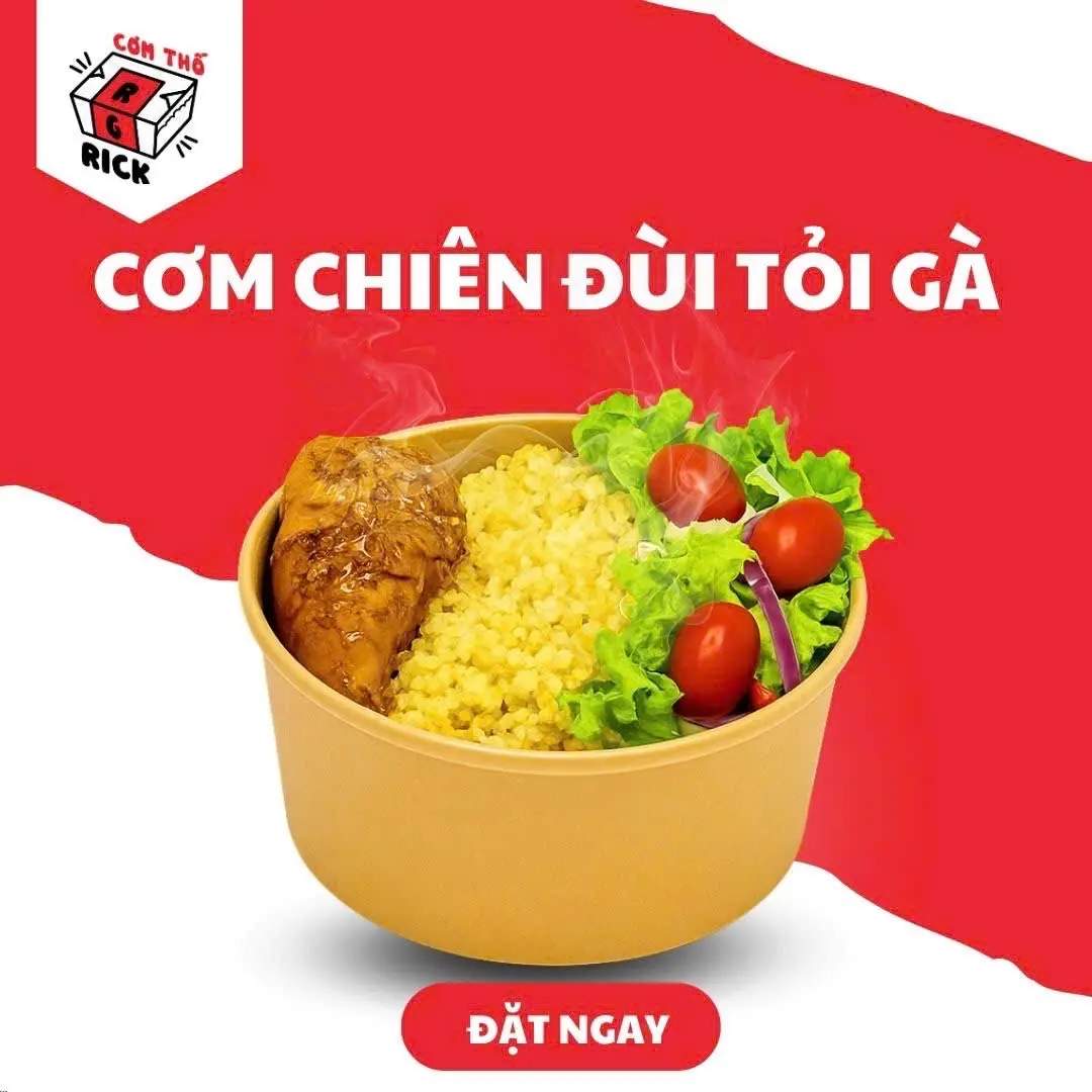 Hình ảnh Cơm Chiên Đùi Tỏi Gà