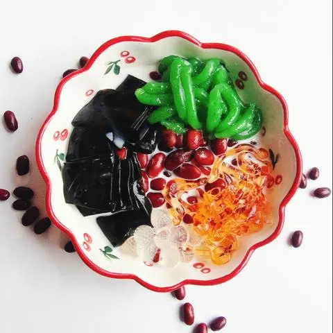 Hình ảnh Chè bánh lọt đậu đỏ