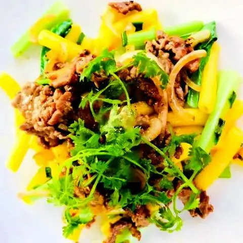 Hình ảnh Nui xào bò