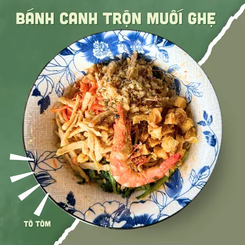 Hình ảnh NEW - BÁNH CANH TRỘN MUỐI GHẸ CÔ NGÂN TÔ TÔM   + SOUP